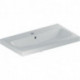 Geberit Waschtisch iCon Light 750x420mm verk. Ausldg m HL m ÜL weiß KT