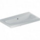 Geberit Waschtisch iCon Light 750x420mm verk. Ausldg o HL m ÜL weiß KT