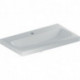 Geberit Waschtisch iCon Light 750x420mm verk. Ausldg m HL o ÜL weiß