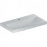 Geberit Waschtisch iCon Light 750x420mm verk. Ausldg m HL o ÜL weiß