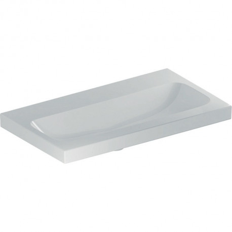 Geberit Waschtisch iCon Light 750x420mm verk. Ausldg o HL o ÜL weiß
