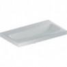 Geberit Waschtisch iCon Light 750x420mm verk. Ausldg o HL o ÜL weiß