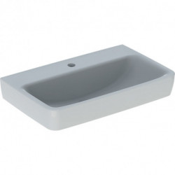 Geberit Waschtisch RENOVA COMPACT 650x400mm m Hahnloch ohne Überlauf weiß