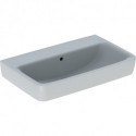 Geberit Waschtisch RENOVA COMPACT 650x400mm o HL mit Überlauf weiß KT