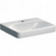 Geberit Waschtisch SMYLE Square 600x480mm m Hahnloch ohne Überlauf weiß