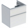 Geberit Waschtischunterschrank iCon 600x615x476mm we hochglanz/Griff we matt
