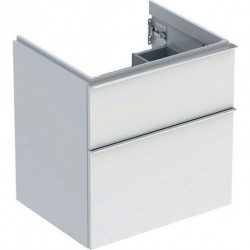 Geberit Waschtischunterschrank iCon 600x615x476mm we hochglanz/Griff vc