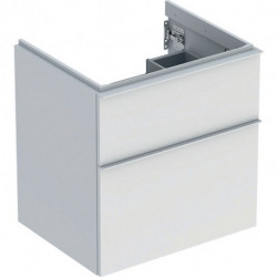 Geberit Waschtischunterschrank iCon 600x615x476mm weiß matt/Griff weiß matt
