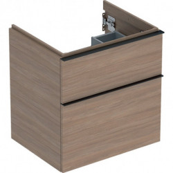 Geberit Waschtischunterschrank iCon 600x615x476mm Eiche/Griff lava matt