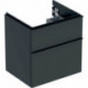 Geberit Waschtischunterschrank iCon 600x615x476mm lava matt/Griff lava matt