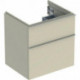 Geberit Waschtischunterschrank iCon 600x615x476mm sandgrau hochglanz/Griff s