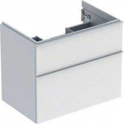 Geberit Waschtischunterschrank iCon 750x615x476mm we hochglanz/Griff we matt