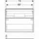 Geberit Waschtischunterschrank iCon 750x615x476mm we hochglanz/Griff vc