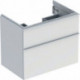 Geberit Waschtischunterschrank iCon 750x615x476mm weiß matt/Griff weiß matt