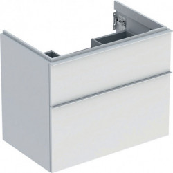 Geberit Waschtischunterschrank iCon 750x615x476mm weiß matt/Griff weiß matt