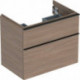 Geberit Waschtischunterschrank iCon 750x615x476mm Eiche/Griff lava matt