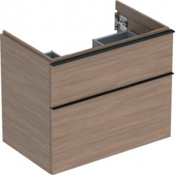 Geberit Waschtischunterschrank iCon 750x615x476mm Eiche/Griff lava matt