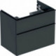Geberit Waschtischunterschrank iCon 750x615x476mm lava matt/Griff lava matt