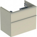 Geberit Waschtischunterschrank iCon 750x615x476mm sandgrau hochglanz/Griff s