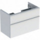 Geberit Waschtischunterschrank iCon 900x615x476mm we hochglanz/Griff we matt