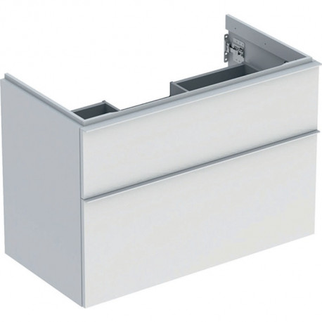 Geberit Waschtischunterschrank iCon 900x615x476mm weiß matt/Griff weiß matt