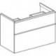 Geberit Waschtischunterschrank iCon 900x615x476mm weiß matt/Griff weiß matt