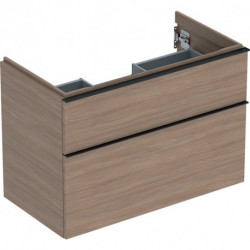 Geberit Waschtischunterschrank iCon 900x615x476mm Eiche/Griff lava matt