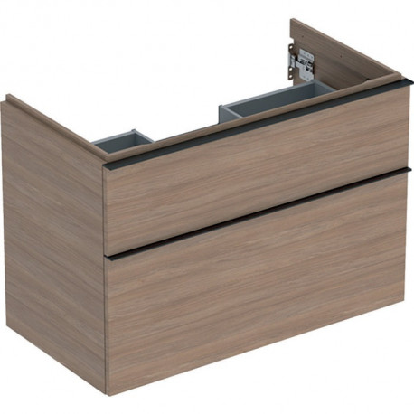 Geberit Waschtischunterschrank iCon 900x615x476mm Eiche/Griff lava matt