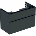 Geberit Waschtischunterschrank iCon 900x615x476mm lava matt/Griff lava matt
