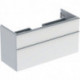 Geberit Waschtischunterschrank iCon 1200x615x476mm we hochglanz/Griff vc