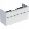 Geberit Waschtischunterschrank iCon 1200x615x476mm we hochglanz/Griff vc