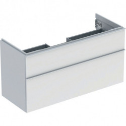 Geberit Waschtischunterschrank iCon 1200x615x476mm weiß matt/Griff weiß matt