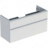 Geberit Waschtischunterschrank iCon 1200x615x476mm weiß matt/Griff weiß matt
