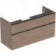 Geberit Waschtischunterschrank iCon 1200x615x476mm Eiche/Griff lava matt