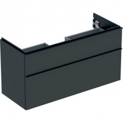 Geberit Waschtischunterschrank iCon 1200x615x476mm lava matt/Griff lava matt