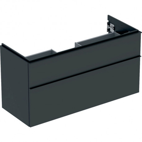 Geberit Waschtischunterschrank iCon 1200x615x476mm lava matt/Griff lava matt