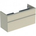 Geberit Waschtischunterschrank iCon 1200x615x476mm sandgrau hochglanz/Griff