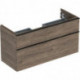 Geberit Waschtischunterschrank iCon 1200x615x476mm NB hickory/Griff Lav matt