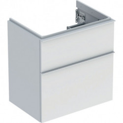 Geberit Waschtischunterschrank iCon 600x615x416mm verk. Ausl. we matt/Griff