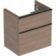 Geberit Waschtischunterschrank iCon 600x615x416mm verk. Ausl. Eiche/Griff La