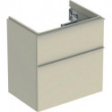 Geberit Waschtischunterschrank iCon 600x615x416mm verk. Ausl. sandgrau hochg