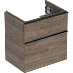Geberit Waschtischunterschrank iCon 600x615x416mm verk. Ausl. NB hickory/Gri