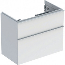 Geberit Waschtischunterschrank iCon 750x615x416mm verk. Ausl. we hochglanz/G