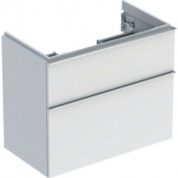 Geberit Waschtischunterschrank iCon 750x615x416mm verk. Ausl. we hochglanz/G