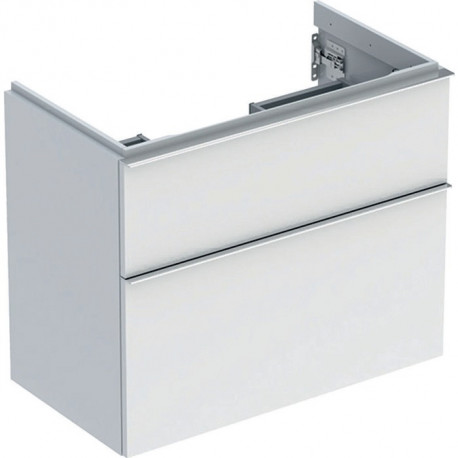 Geberit Waschtischunterschrank iCon 750x615x416mm verk. Ausl. we hochglanz/G
