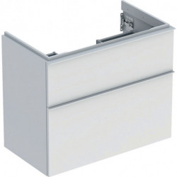 Geberit Waschtischunterschrank iCon 750x615x416mm verk. Ausl. we matt/Griff