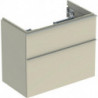 Geberit Waschtischunterschrank iCon 750x615x416mm verk. Ausl. sandgrau hochg