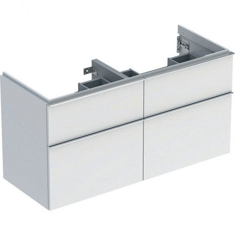 Geberit Waschtischunterschrank iCon 1200x615x476mm f D-WT we hochglanz/Griff