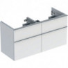Geberit Waschtischunterschrank iCon 1200x615x476mm f D-WT we hochglanz/Griff