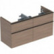 Geberit Waschtischunterschrank iCon 1200x615x476mm f D-WT Eiche/Griff Lav m